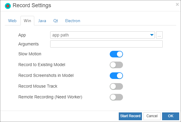 Windows Settings Options