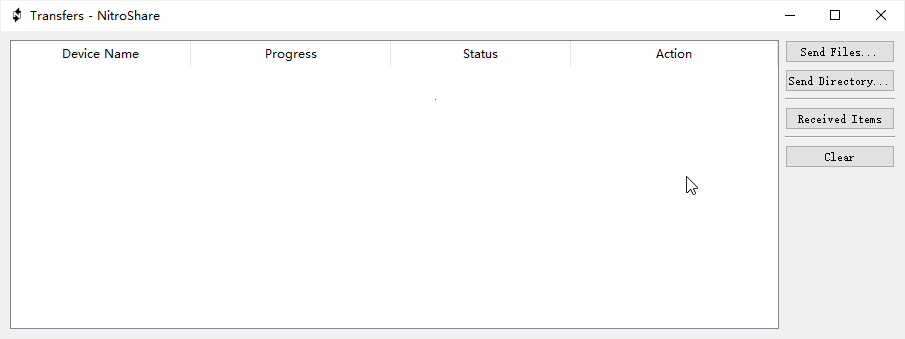 在 Windows 上启动 NitroShare